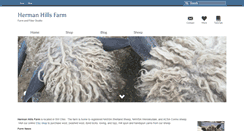 Desktop Screenshot of hermanhillsfarm.com
